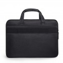 Men's Laptop Bag Briefcase Handbag Oxford Cloth Zipper Solid Color Quilted Daily Office & Career Black