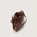 Women's Shoulder Bag PU Leather Solid Color Daily Black Brown