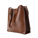 Women's Shoulder Bag PU Leather Solid Color Daily Black Brown