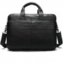 Men's Retro Leather Bag Handbags Laptop Bag Briefcase Crossbody Bag Nappa Leather Cowhide Zipper Daily Red Brown Black Brown Coffee