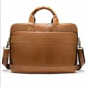 Men's Retro Leather Bag Handbags Laptop Bag Briefcase Crossbody Bag Nappa Leather Cowhide Zipper Daily Red Brown Black Brown Coffee