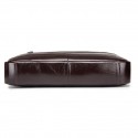 Men's Handbags Laptop Bag Briefcase Top Handle Bag Cowhide Zipper Daily Office & Career Black Brown Coffee