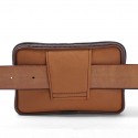 Men's Leather Bag Bum Bag Fanny Pack Coin Purse Mobile Phone Bag Cowhide Solid Color Daily Going out Office & Career