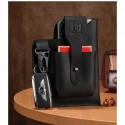 Men's Leather Bag Bum Bag Fanny Pack Cowhide Zipper Solid Color Outdoor Daily Holiday