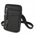 new men's large-capacity lanyard small pocket multi-function mobile phone bag wear belt mini leather tide factory wholesale