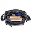 Men's Retro Leather Bag Handbags Crossbody Bag Cowhide Zipper Daily Office & Career Black Brown