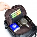 Men's Retro Leather Bag Handbags Crossbody Bag Cowhide Zipper Daily Office & Career Black Brown