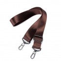 Men's Unisex 2022 Crossbody Bag Polyester Nappa Leather Zipper Plain Fashion Daily Outdoor Black Brown