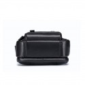 Men's Unisex Retro 2022 Crossbody Bag Nappa Leather Cowhide Vintage Fashion Daily Formal Outdoor Dark Brown Black Brown