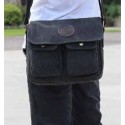 men retro crossbody bag canvas shoulder bag messenger