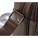 Men's Leather Bag 2022 Messenger Bag Crossbody Bag Genuine Leather Zipper Solid Color Casual Daily Office Black Brown