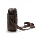 Men's Leather Bag 2022 Messenger Bag Crossbody Bag Genuine Leather Zipper Solid Color Casual Daily Office Black Brown
