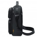 Men's Retro Handbags Crossbody Bag Oxford Cloth Polyester Zipper Solid Color Daily Going out Black Gray Army Green