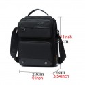 Men's Retro Handbags Crossbody Bag Oxford Cloth Polyester Zipper Solid Color Daily Going out Black Gray Army Green