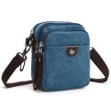 Men's Evening Bag 2022 Canvas Bag Crossbody Bag Canvas Zipper Solid Color Daily Outdoor Black Gray Army Green Khaki