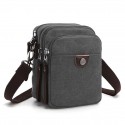 Men's Evening Bag 2022 Canvas Bag Crossbody Bag Canvas Zipper Solid Color Daily Outdoor Black Gray Army Green Khaki