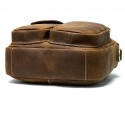 Men's Chain Bag Messenger Bag Crossbody Bag Cowhide Zipper Daily Going out Coffee