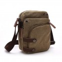 factory direct sales korean canvas bag men's cool one-shoulder messenger bag travel portable small bag