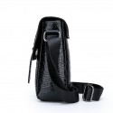 Men's 2022 Crossbody Bag PU Leather Daily Office & Career Blue Black Brown
