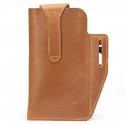 men's leather mobile phone bag cowhide belt bag pockets new wear belt leather mobile phone bag sports tactical pockets men