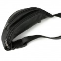 Men's Bum Bag Messenger Bag Fanny Pack Nappa Leather Cowhide Zipper Solid Color Daily Black