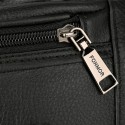 Men's Bum Bag Messenger Bag Fanny Pack Nappa Leather Cowhide Zipper Solid Color Daily Black