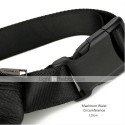 Men's Bum Bag Messenger Bag Fanny Pack Nappa Leather Cowhide Zipper Solid Color Daily Black