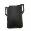 ekphero men vintage casual genuine leather 6.3/7.2 inch phone bag waist bag pouch leather belt bag purse