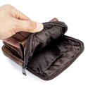 Men's Messenger Bag Fanny Pack Cowhide Zipper Plain Daily Outdoor Black Brown