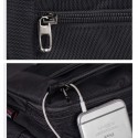 Unisex Bum Bag Fanny Pack Oxford Cloth Zipper Plain Daily Outdoor Black Army Green Red