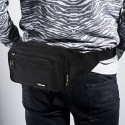 Unisex Bum Bag Fanny Pack Oxford Cloth Zipper Plain Daily Outdoor Black Army Green Red