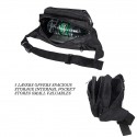 Unisex Bum Bag Fanny Pack Oxford Cloth Zipper Plain Daily Outdoor Black Army Green Red