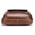 Men's Bum Bag Messenger Bag Fanny Pack Nappa Leather Crossbody Bag Zipper Holiday Outdoor Black Brown