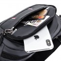 Men's Fanny Pack Sling Shoulder Bag Oxford Cloth Zipper Solid Color Daily Outdoor Blue Black Gray Champagne