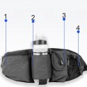 Men's Bum Bag Fanny Pack Oxford Cloth Zipper Plain Holiday Outdoor Blue Black