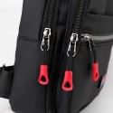 Men's Fanny Pack Sling Shoulder Bag Polyester Zipper Solid Color Daily Going out Black Gray Dark Blue