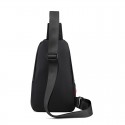 Men's Fanny Pack Sling Shoulder Bag Polyester Zipper Solid Color Daily Going out Black Gray Dark Blue