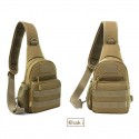 Men's Sling Shoulder Bag Oxford Cloth Zipper Solid Color Daily Outdoor Gray Green Earth Yellow Green Black