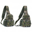 Men's Sling Shoulder Bag Oxford Cloth Zipper Solid Color Daily Outdoor Gray Green Earth Yellow Green Black