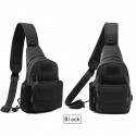 Men's Sling Shoulder Bag Oxford Cloth Zipper Solid Color Daily Outdoor Gray Green Earth Yellow Green Black