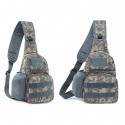 Men's Sling Shoulder Bag Oxford Cloth Zipper Solid Color Daily Outdoor Gray Green Earth Yellow Green Black