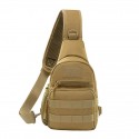 Men's Sling Shoulder Bag Oxford Cloth Zipper Solid Color Daily Outdoor Gray Green Earth Yellow Green Black