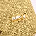 Men's Sling Shoulder Bag Polyester Zipper Geometric Daily Black Gray Yellow Khaki
