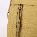 Men's Sling Shoulder Bag Polyester Zipper Geometric Daily Black Gray Yellow Khaki