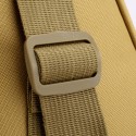 Men's Sling Shoulder Bag Polyester Zipper Geometric Daily Black Gray Yellow Khaki