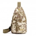 Men's Sling Shoulder Bag Polyester Zipper Geometric Daily Black Gray Yellow Khaki