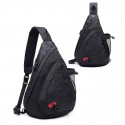 Men's Unisex Sling Shoulder Bag Oxford Cloth Buttons Zipper Solid Color Daily Office & Career Camouflage Blue Camouflage Black camouflage black grey Light Grey