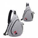 Men's Unisex Sling Shoulder Bag Oxford Cloth Buttons Zipper Solid Color Daily Office & Career Camouflage Blue Camouflage Black camouflage black grey Light Grey