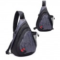 Men's Unisex Sling Shoulder Bag Oxford Cloth Buttons Zipper Solid Color Daily Office & Career Camouflage Blue Camouflage Black camouflage black grey Light Grey