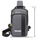 Men's Unisex Sling Shoulder Bag Oxford Cloth Geometric Daily Outdoor 609 black 609 gray 606 gray 606 black